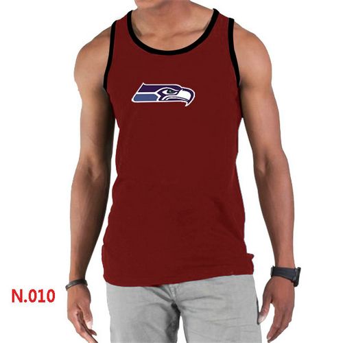 Men's Nike NFL Seattle Seahawks Sideline Legend Authentic Logo Tank Top Red